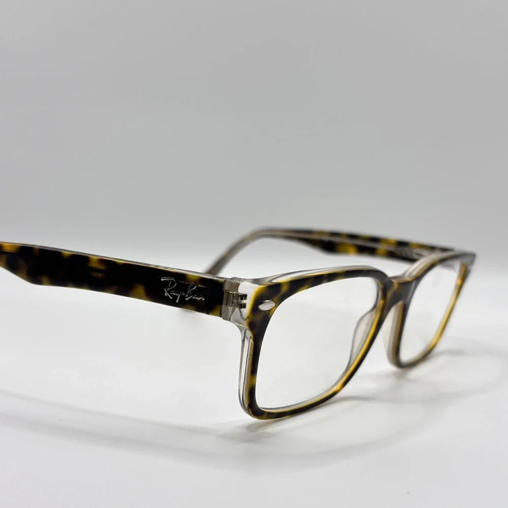 Ray-Ban 5286‎ 5082 Havana Tortoise Shell Rectangular Eyeglasses Frames 51-18-135